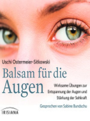 cover image of Balsam für die Augen